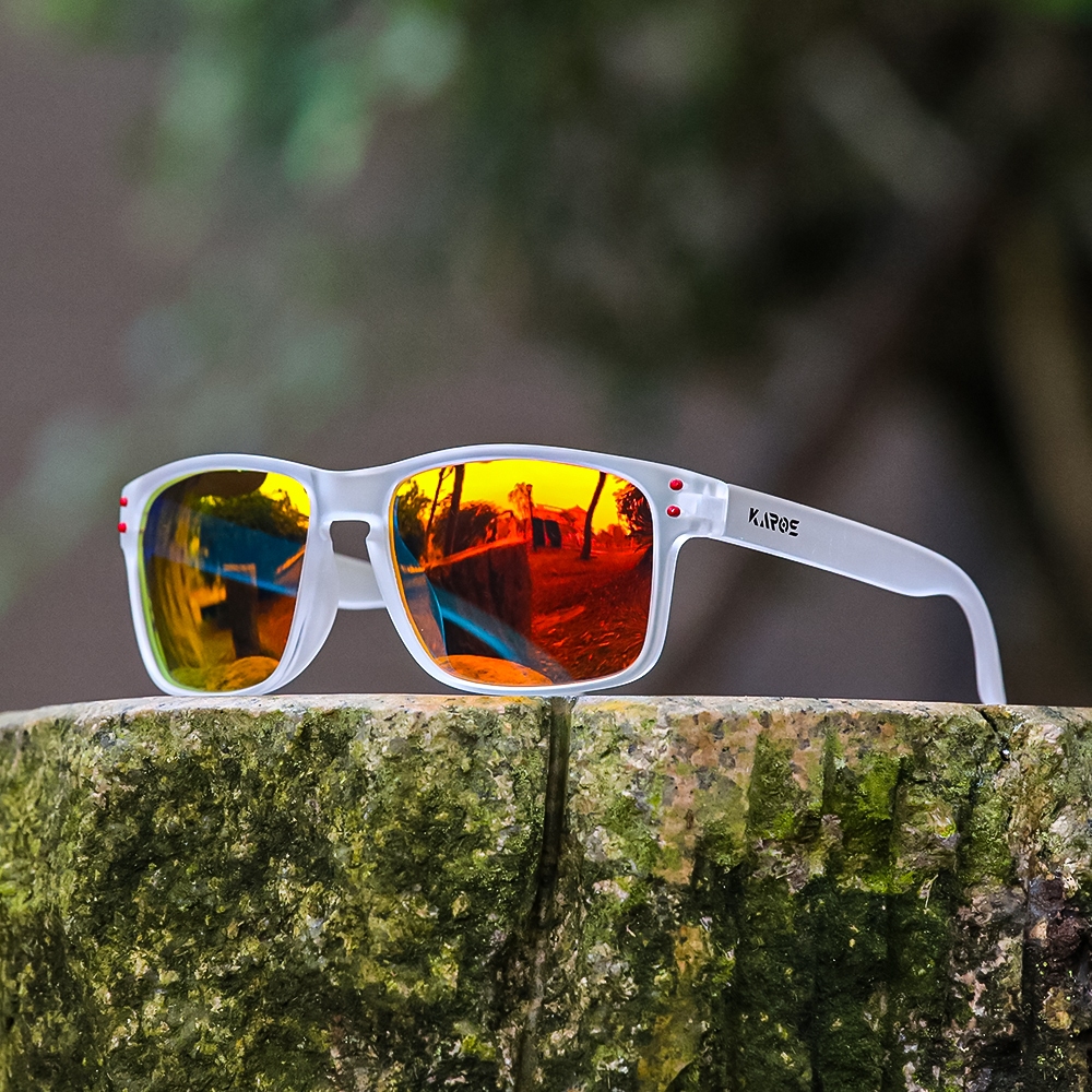 KAROS แว่นตาโพลาไรซ์แฟชั่น Unisex Ultralight Anti-glare แว่นตาขับรถตกปลากลางแจ้ง bivouac UV400 SunGlasses