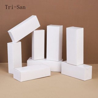 10 ชิ้น กล่องกระดาษสีขาว, กล่องของขวัญสีขาว, กล่องกระดาษพับ,…