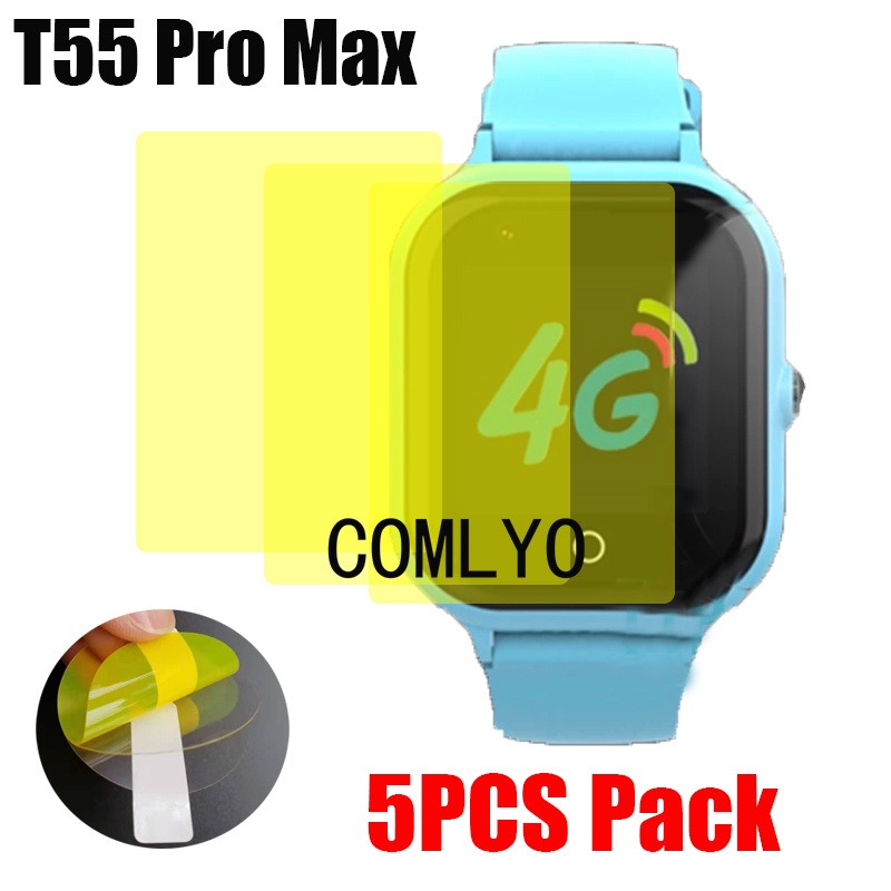 สําหรับนาฬิกา OK Wonlex T55 Pro Max SmartWatch ป้องกันหน้าจอ HD ฟิล์ม TPU