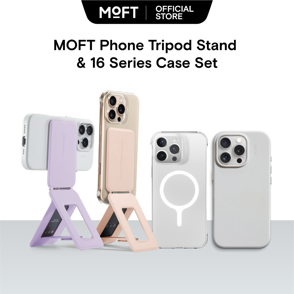MOFT Tripod Stand & iPhone Case Set ขาตั้งและเคส Snap MOVAS™ เคสสําหรับ for iPhone 16 Series