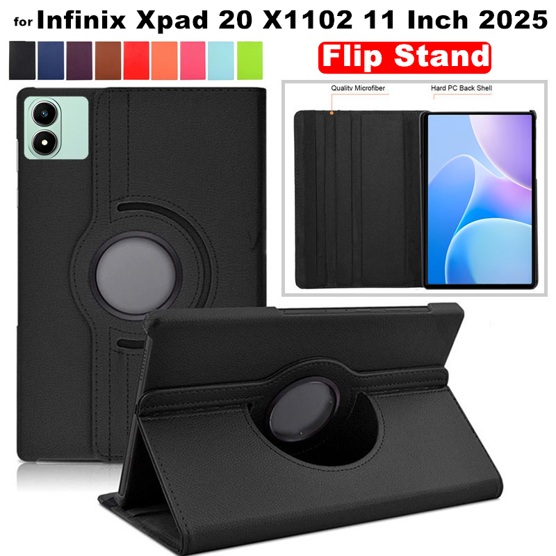 for Infinix Xpad 20 11 Inch 2025 X1102 Case Tablet 360 Rotating Leather Case for Infinix XPad20 11 I