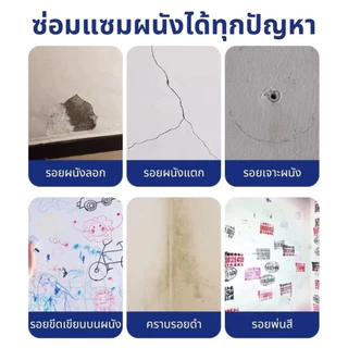 กาวซ่อมผนัง, ครีมซ่อมแซมผนัง, ครีมซ่อมแซมผนัง 250ก.แซมรอยแตก, อุดรู, กาวซีเมนต์, ครีมกําจัดรอยแตก, กําจัดรอยขี