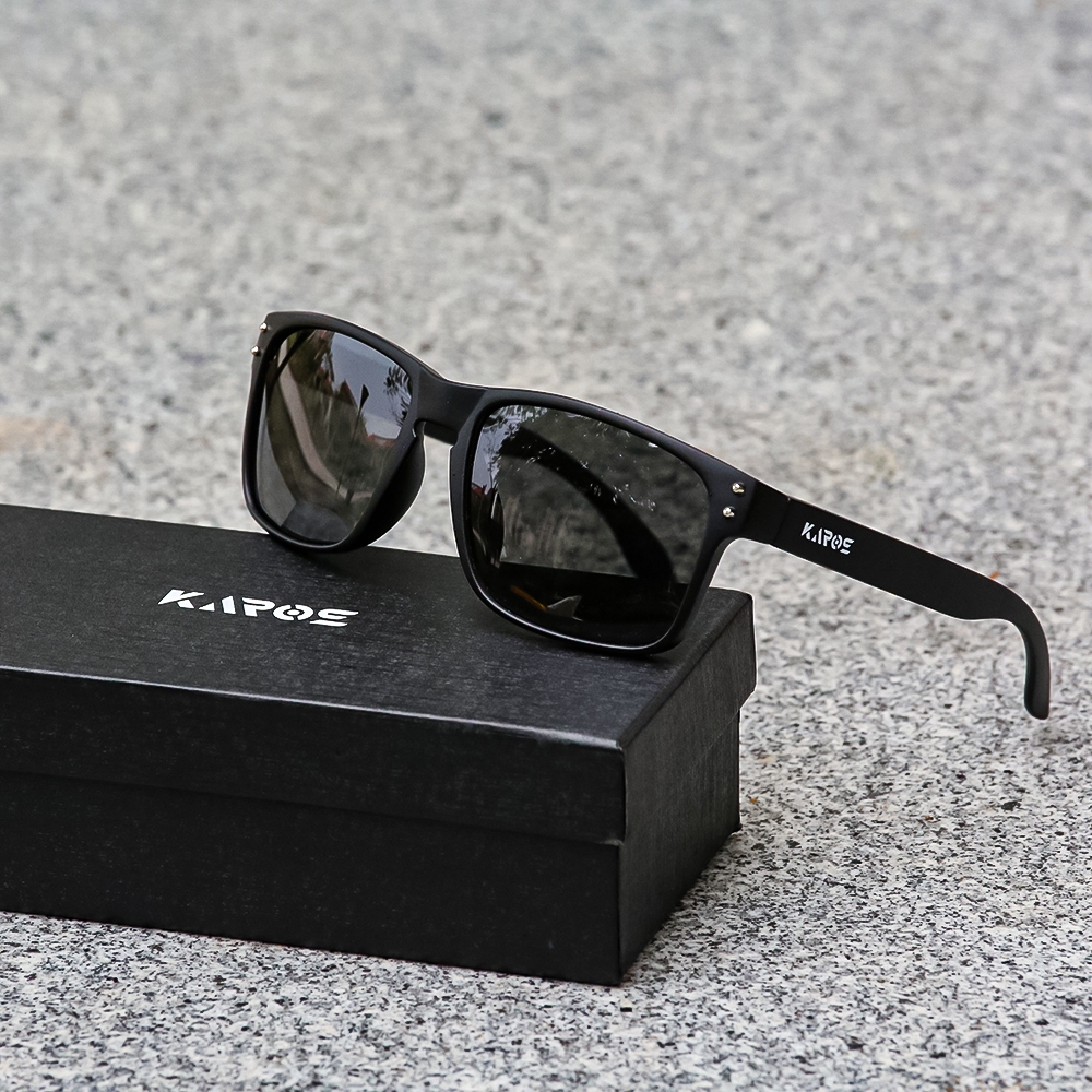KAROS แฟชั่นแว่นตาโพลาไรซ์ Unisex Ultralight Anti-glare แว่นตาขับรถกลางแจ้ง bivouac ตกปลา UV400 SunGlasses