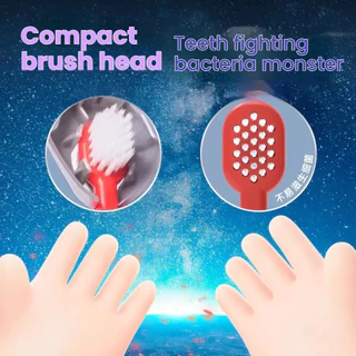 แปรงสีฟันอุลตร้าแมน Transforming สำหรับเด็ก (อายุ 3-6 ปี) - ขนแปรงนุ่มพิเศษพร้อมดีไซน์ตัวการ์ตูนแสนน่ารัก | อ่อนโยนต่อเหงือกและเหมาะสำหรับการแปรงฟันครั้งแรก