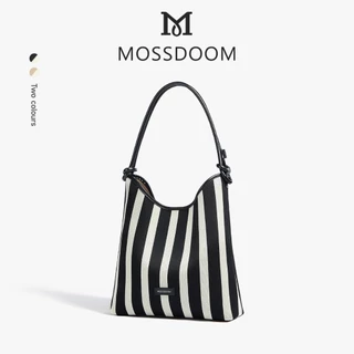 MOSSDOOM Stria Bag กระเป๋าสะพายทรงสูง ดีไซต์ลายริ้ว น้ำหนักเบาเเมตซ์ง่ายกับทุกลุค