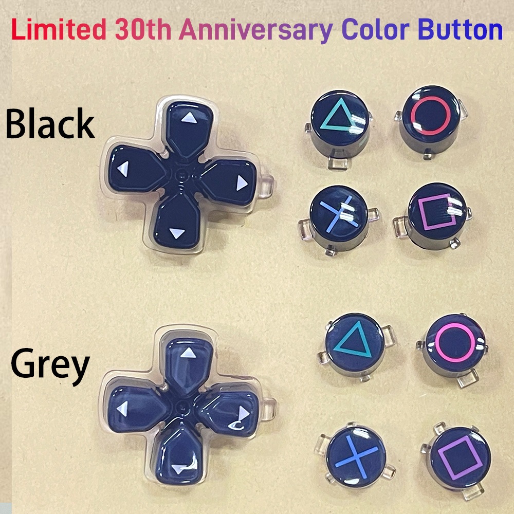 จํากัด 30th Anniversary ปุ่มสีสําหรับ PS5 Controller Shell Cover Playstation 5 กรณีสําหรับ BDM-010/020/030/040/050