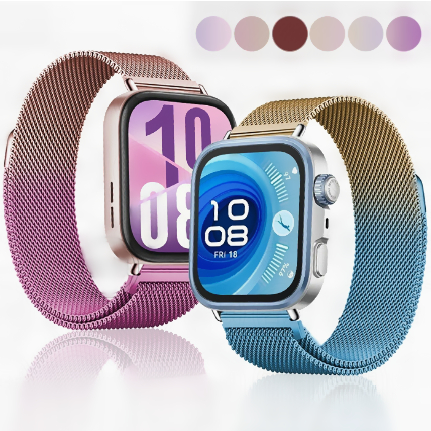 สายนาฬิกาสแตนเลสสําหรับ For Huawei Watch Fit 4 สาย Magnetic สาย Huawei Watch fit 4 pro Strap Metal H