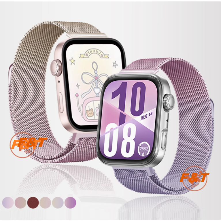 Stainless Steel Watch Strap For Huawei Watch Fit 4 สาย Magnetic สาย Huawei Watch fit 4 pro Strap Metal Huawei Watch fit 3 สาย Huawei Fit4 / Huawei Fit3 / Huawei Fit 4 pro / Huawei Fit 4 สาย Magnetic Huawei Fit 4 pro Strap Replacement Huawei fit 3 สาย