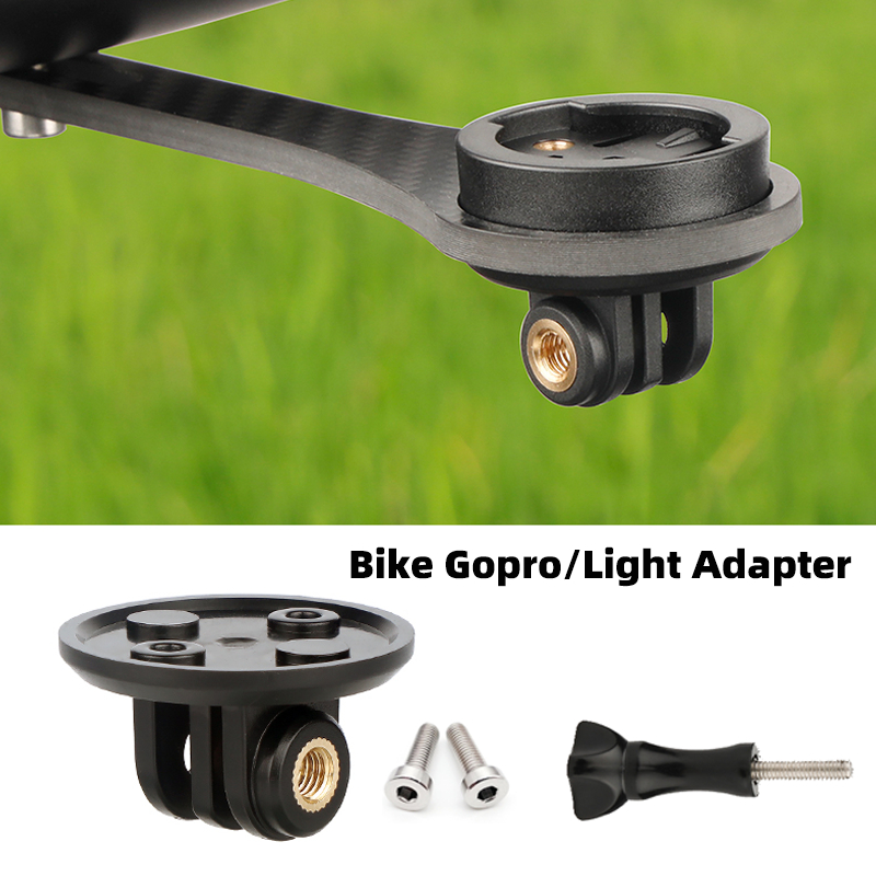 Universal จักรยาน Gopro Mount อะแดปเตอร์ Ultralight แผนที่จักรยาน Extension Mount Adpater สําหรับแสง/Gopro/กล้องจักรยานอุปกรณ์เสริม