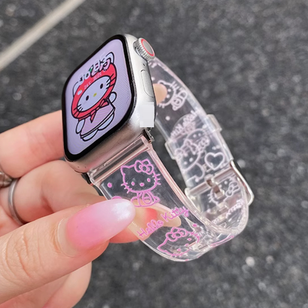 Cute Clear Strap For Huawei Watch Fit 4 สาย Clear สาย Huawei Watch fit 4 pro Strap Glitter Huawei Wa