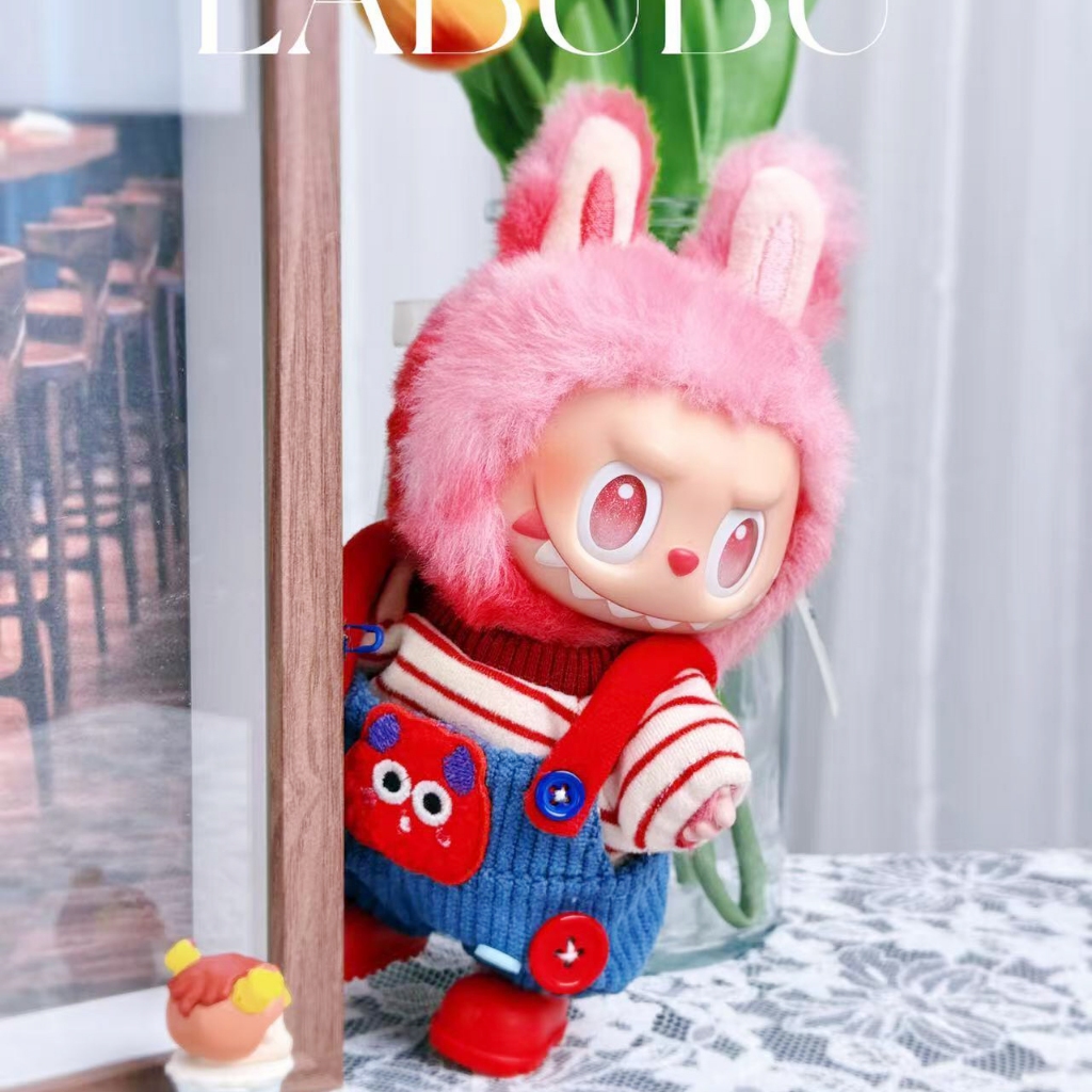 เสื้อผ้าตุ๊กตา labubu v.3, เสื้อผ้าตุ๊กตาล่าสุดน่ารัก, ชุดลาบูบู้ v3(ไม่รวมตุ๊กตา)