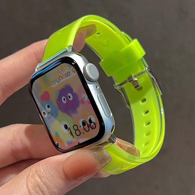 Fresh Summer Strap For Huawei Watch Fit 4 สาย Clear สาย Huawei Watch fit 4 pro Strap Glitter Huawei 