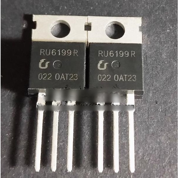 5PCS Original RU6199R TO-220 6199R TO220 60V/200A N-channel MOSFET ทรานซิสเตอร์
