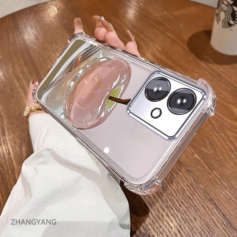 กรณีสําหรับ OPPO A79 5G Electroplated กันกระแทกเคสโทรศัพท์ความงามความละเอียดสูงคริสตัลการออกแบบใหม่น่ารัก apple ภาพซิลิโคน TPU นุ่ม ราคา ถูกที่สุด ดีลบีเคเค แกลเลอรีภาพที่ 9