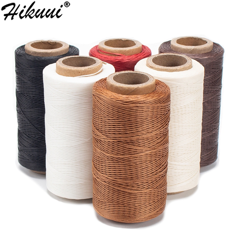 ชุดด้ายขี้ผึ้งแบน 260 ม. สําหรับเย็บหนัง งานฝีมือ