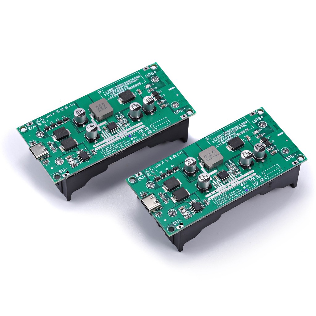 18650 แบตเตอรี่ลิเธียม Booster Module 3A พลังงานสูง 5V9V12V ชาร์จและเล่นบอร์ดชาร์จ UPS เครื่องสํารองไฟ