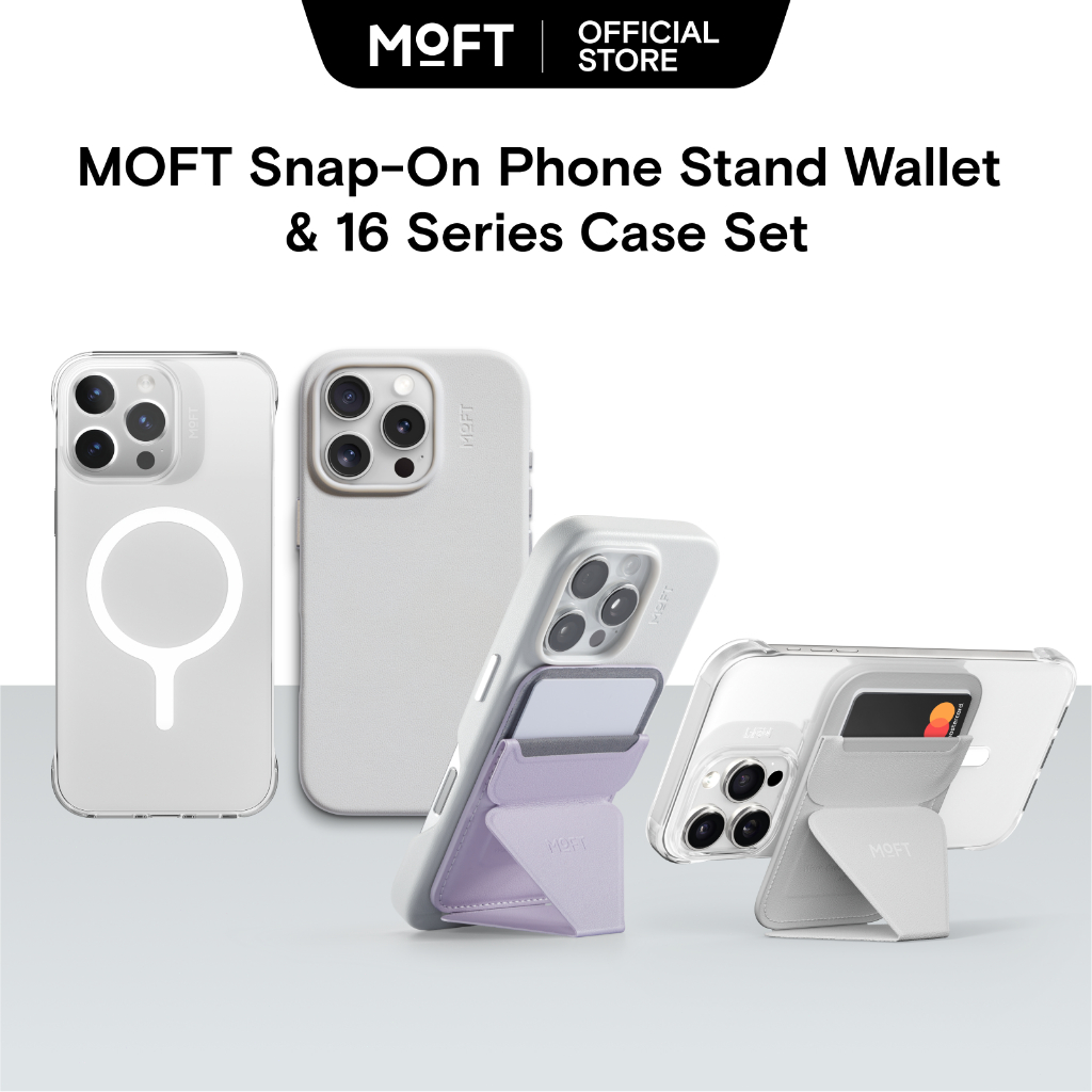 MOFT Snap Stand Wallet & Snap Case MOVAS™ เคสสําหรับ iPhone 16 Series