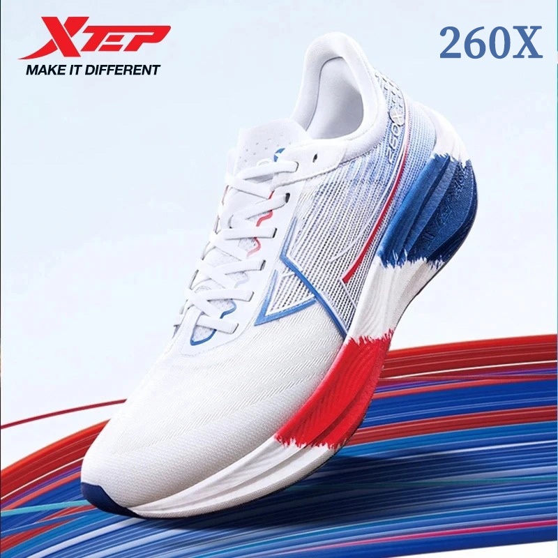 XTEP 260X รองเท้าวิ่ง Rebound over 85% Race Training แผ่นคาร์บอนรองเท้าวิ่งมาราธอนสําหรับผู้หญิง