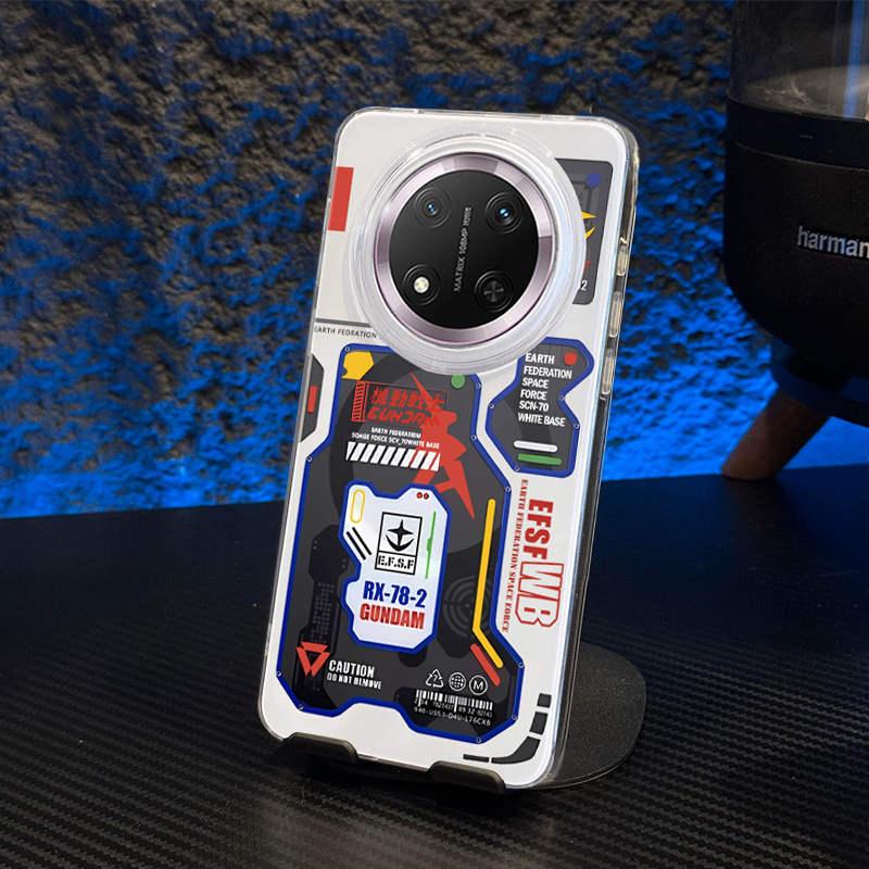 เคส Honor X9C X9B X9A 5G เคส Honor X9C Smart เคสกันกระแทกอินเทรนด์แบรนด์แผงวงจรด้านแข็งหรูหราชุบปุ่ม