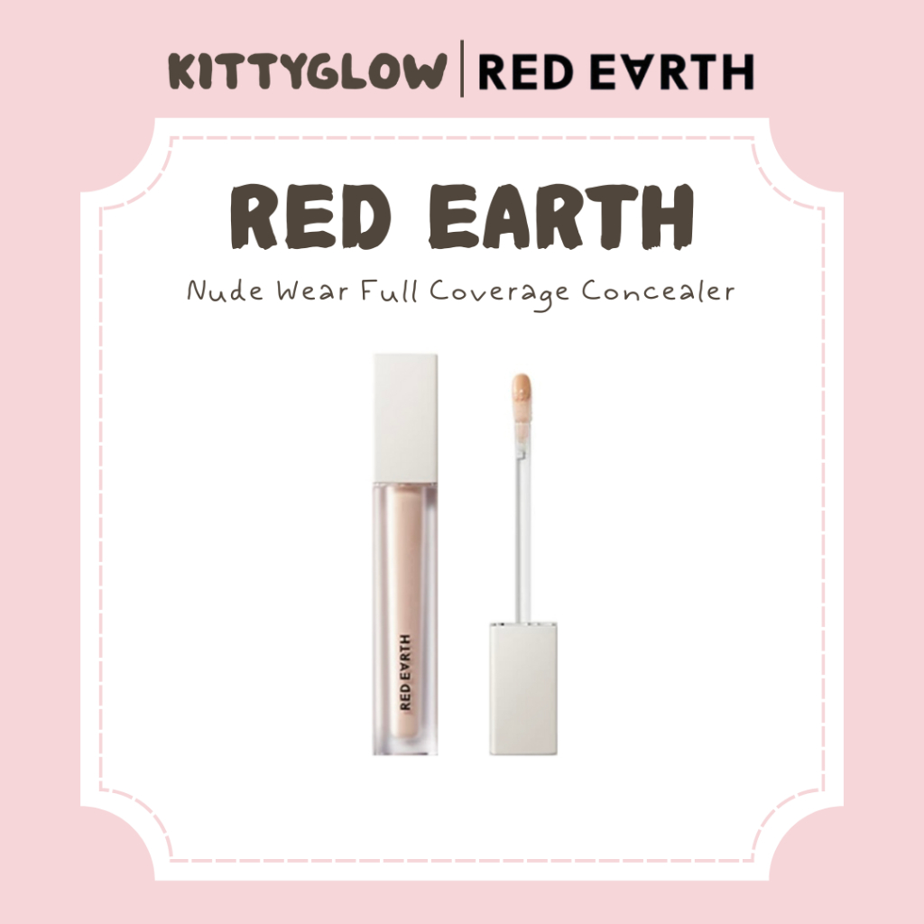 Red EARTH Nude Wear คอนซีลเลอร ์ ปกปิดเต ็ มรูปแบบ