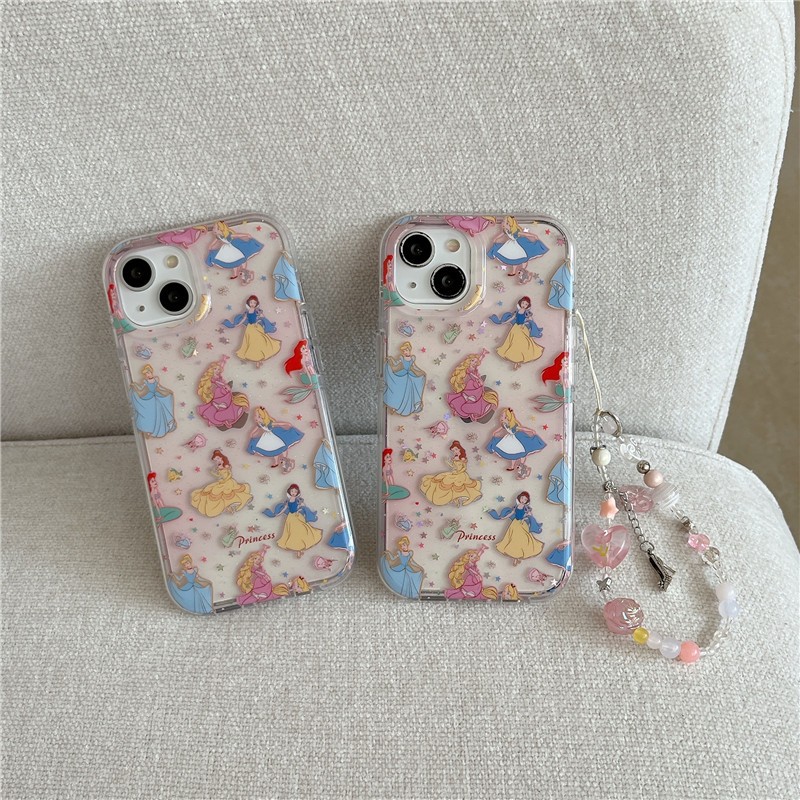 IPhone 17 16 Pro max 15 Pro เคสโทรศัพท์กระบวนการ TPU รูปแบบสาวการ์ตูน