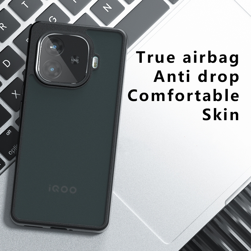 ปลอกสําหรับ vivo iQOO Neo 10 R Neo10 R Neo 10R iQOONeo10R เคสโทรศัพท์หรูหรา Clear Frosted สี่มุม Air