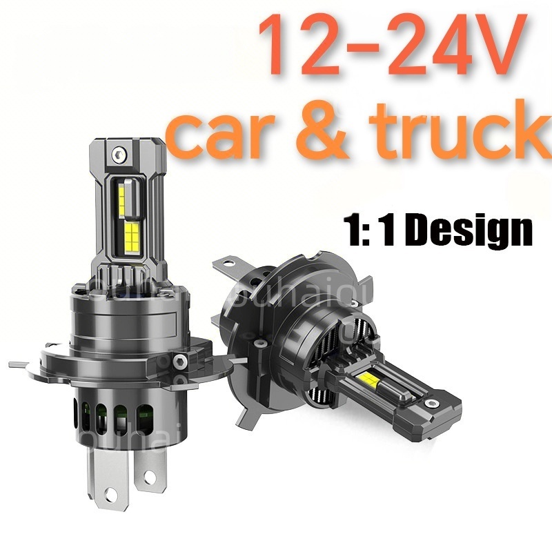 12V 24V สําหรับรถบรรทุก 80000LM Canbus H4 Led ไฟหน้าหลอดไฟ 9003 H1 H7 H11 9005 HB3 9006 HB4 รถ Turbo