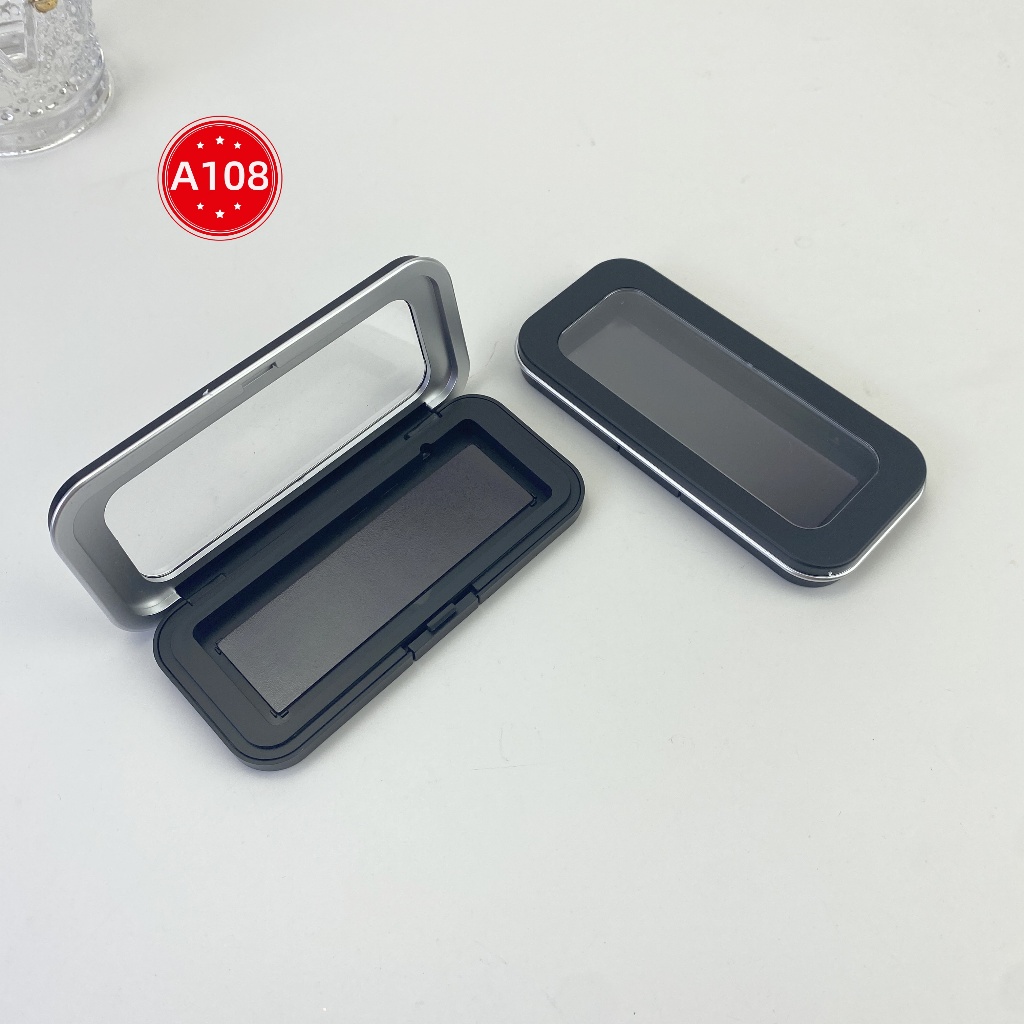 ✨เคสรีฟิลบลัชออนแม่เหล็กพร้อมฝาปิดใส | พาเลทท์ที่ปรับแต่งได้ ทําเอง สําหรับอายแชโดว์ไฮไลท์บลัชออน | การเดินทางเป็นมิตรต่อ✨