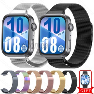 สายสแตนเลสสร้อยข้อมือโลหะอุปกรณ์เสริมสําหรับ Huawei Watch Fit 5 4 Pro 3 2 Special Edition