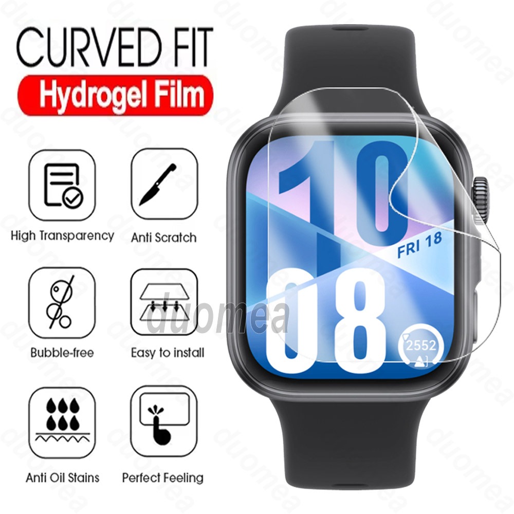 ฟิล์มกันรอยหน้าจอฟิล์มใสคลุมทั้งหมดอุปกรณ์เสริมสําหรับ Huawei Watch Fit 5 4 Pro 3 2 Special Edition