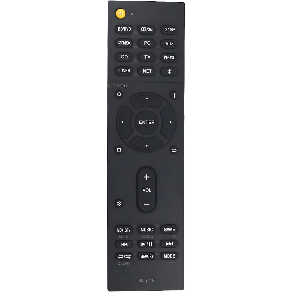 RC-911R เปลี่ยนระยะไกลสําหรับ Onkyo AV ลําโพง TXNR757 TXRZ710 TXRZ720 TXRZ810 TXNR777 TXNR787 TXRZ61