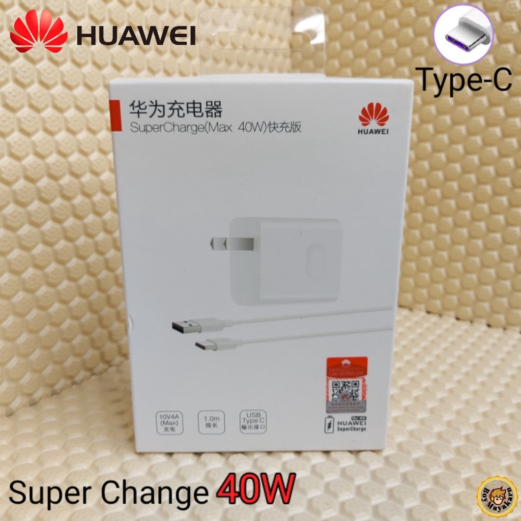 ที่ชาร์จ Huawe Nova 7i 40W Type-C หัวชาร์จ สายชาร์จ 2 เมตร หัวเหว่ย Super Fast Charge ชาร์จเร็ว ไว ชาร์จด่วน ของแท้