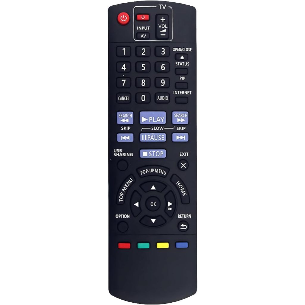 N2QAYB000959 รีโมททดแทนสําหรับ Panasonic Blu-ray Disc Player DMPBDT360 DMP-BDT360