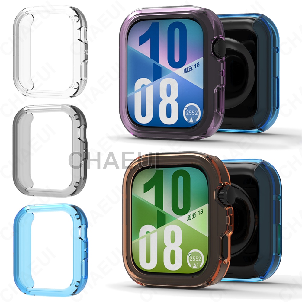 ป้องกันหน้าจอป้องกันกรณีครึ่งฝาครอบอุปกรณ์เสริมสําหรับ Huawei Watch Fit 4 Pro 3
