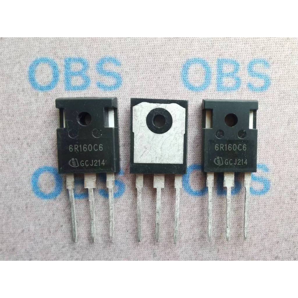 ((5 ชิ้น) IPW60R160C6 Field Effect Tube 6R160C6 โกดังนําเข้าพร้อมสต็อก TO-247 650V 70A