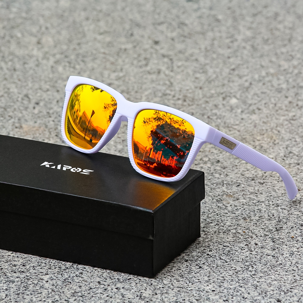 KAROS แว่นตาโพลาไรซ์ คนขับรถยนต์ Unisex แว่นตาป้องกันแสงสะท้อน ใช้ได้กับกลางแจ้ง ตกปลาการท่องเที่ยว ชายหาด แว่นกันแดด UV400 น้ําหนักเบา