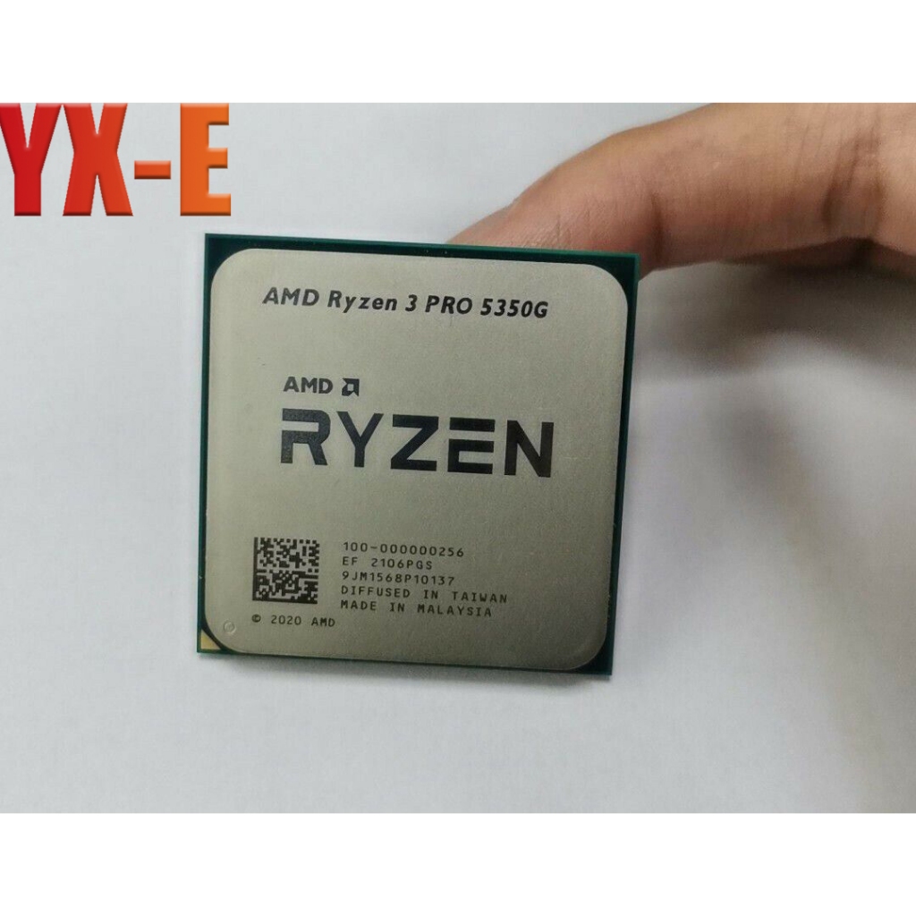 เดสก์ท็อป YX-E RYZEN 3 PRO 5350g AM4 โปรเซสเซอร์ CPU R3 PRO 5350g Quad Core 4.0 GHz 65W