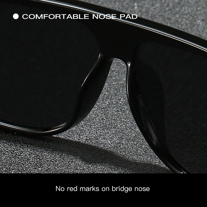 KAROS แว่นกันแดดแฟชั่น แว่นตาไดรเวอร์รถยนต์สําหรับผู้ชายและผู้หญิง UV400 แว่นตาตกปลาเดินทางกลางแจ้ง - รูปที่ 5