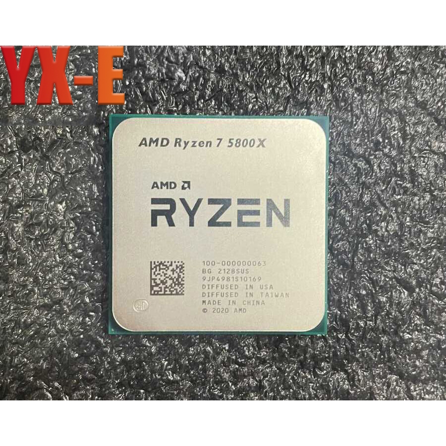 YX-E Ryzen 7 5800X AM4 โปรเซสเซอร์ CPU R7-5800X 3.8GHz 8Core 16Thr 105W เดสก์ท็อป