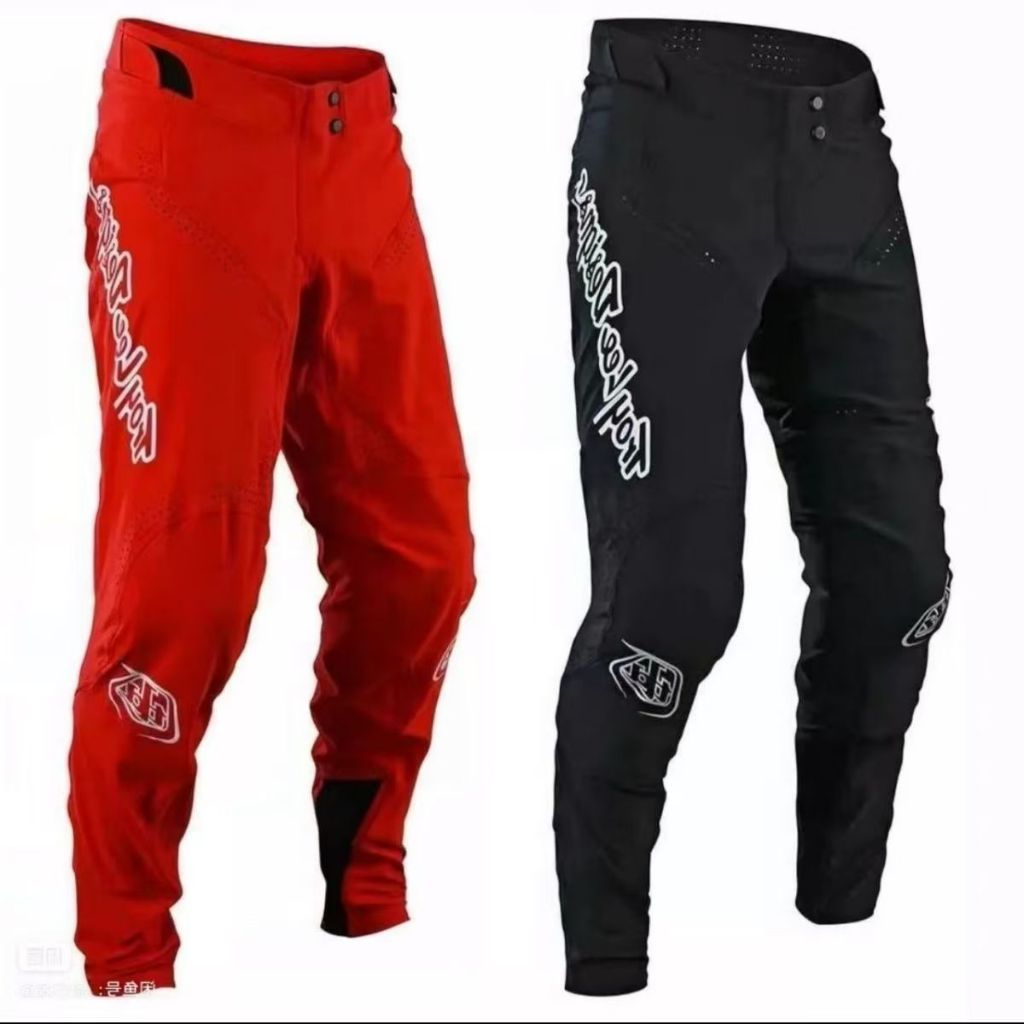 TLD Designs กางเกง Se Pro Solo สีดําสีแดง Motocross MX Four-Strand ATV OFF ROAD PANTS