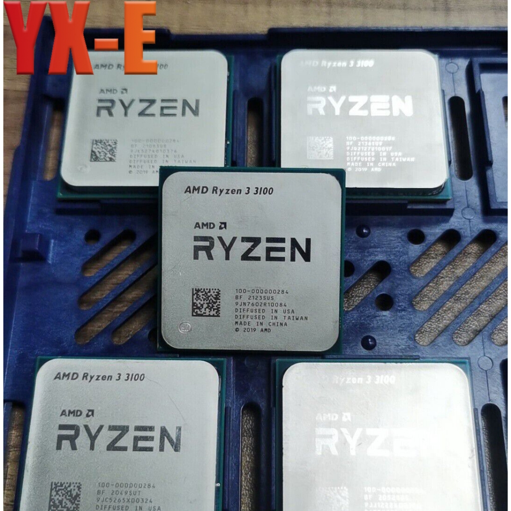 YX-E Ryzen 3 3100 AM4 โปรเซสเซอร์ CPU R3 3100 3.6 GHz Quad Core 65W เดสก์ท็อป 16MB