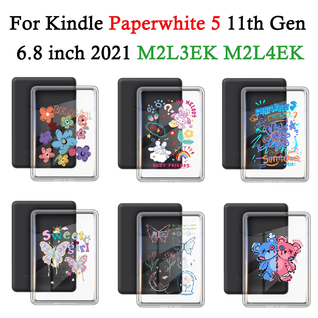 สําหรับ Kindle Paperwhite 5 11th Gen 6.8 นิ้ว 2021 อะคริลิคใส E-Reader M2L3EK M2L4EK Drop resistant 