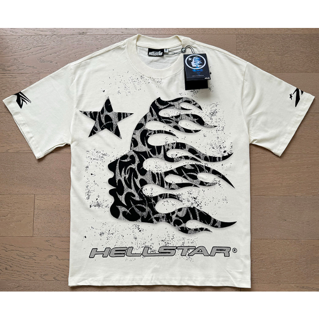 ใหม่ Hellstar เสื้อยืดลําลอง แขนสั้น คอกลม เรืองแสง สไตล์ สําหรับผู้ชาย ผู้หญิง 0524
