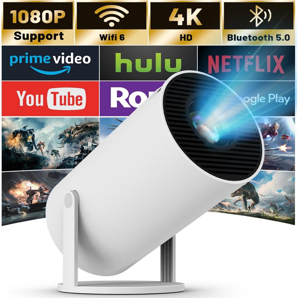 Hy300 ไร้สาย Pro Wifi บลูทูธ Cinema Android Mini Led โปรเจคเตอร์ขนาดเล็ก projektor 4K Android Mini 1