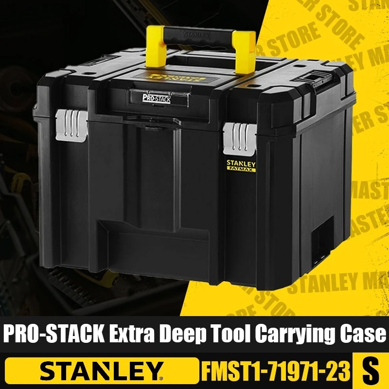 STANLEY FMST1-71971-23 PRO-STACK Extra Deep Tool Carrying Case Hardware Tool Box Storage Box Carryin