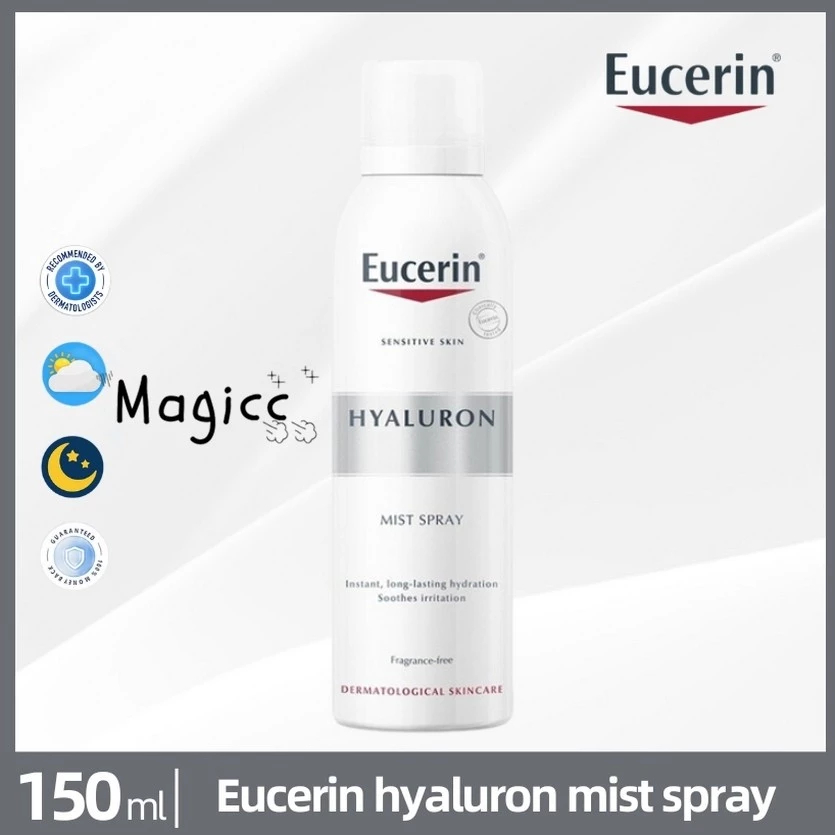 Userin Eucerin Hyaluron Mist spray 150 ml สเปรย์น้ําแร่ บํารุงผิว สูตรเข้มข้น มอยเจอร์ไรเซอร์