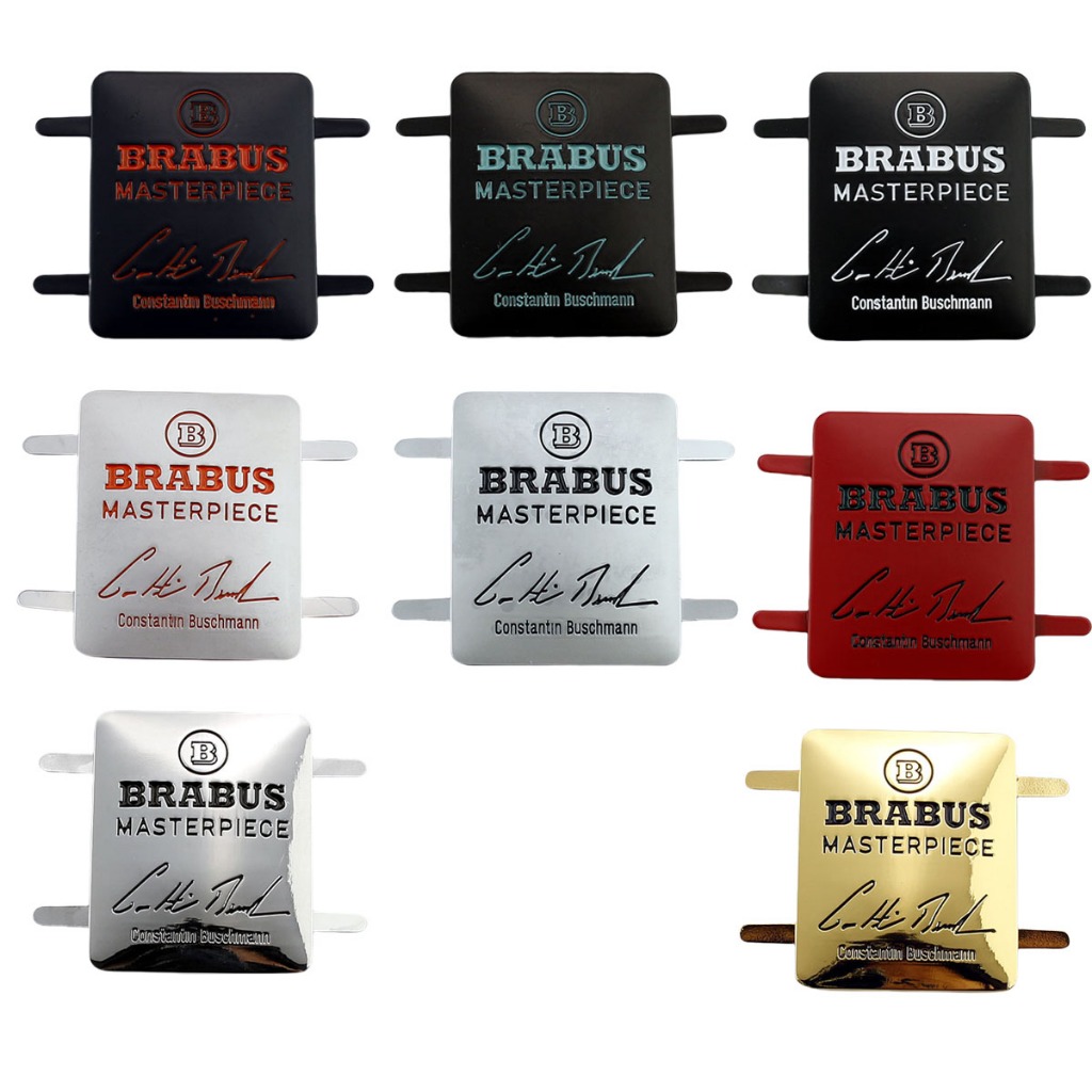 สําหรับป้ายดัดแปลงสัญลักษณ์รถยนต์ Brabus B, ป้ายดัดแปลงที่นั่งตกแต่งตัวถัง 3D โลหะคุณภาพสูง