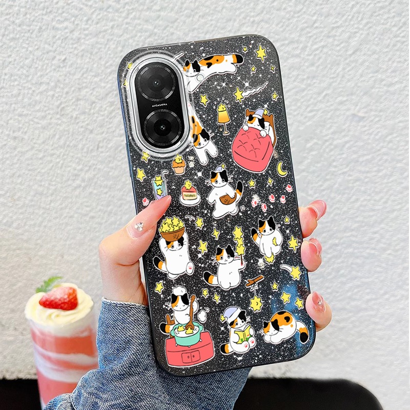 YBD คู่สําหรับ Redmi A5 A7 Turbo 4 Pro Xiaomi POCO F7 5G POCO C71 ใหม่ Mischievous Cat และสุนัขเคสโทรศัพท์