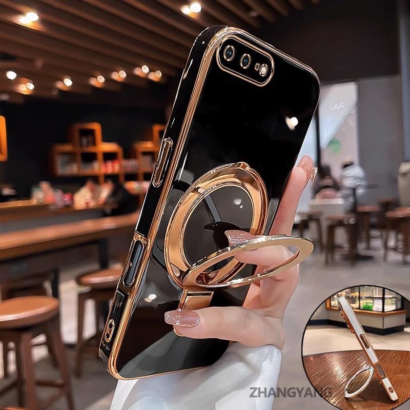 เคสสําหรับiPhone 7 plus 8 plus 6 plus 6s plus 7 8 6 6s Aestheticออกแบบใหม่ElectroplatedซิลิโคนTPUเคสโทรศัพท์พร้อมที่วางโทรศัพท์มัลติฟังก์ชั่นสําหรับเด็กหญิงและเด็กชาย