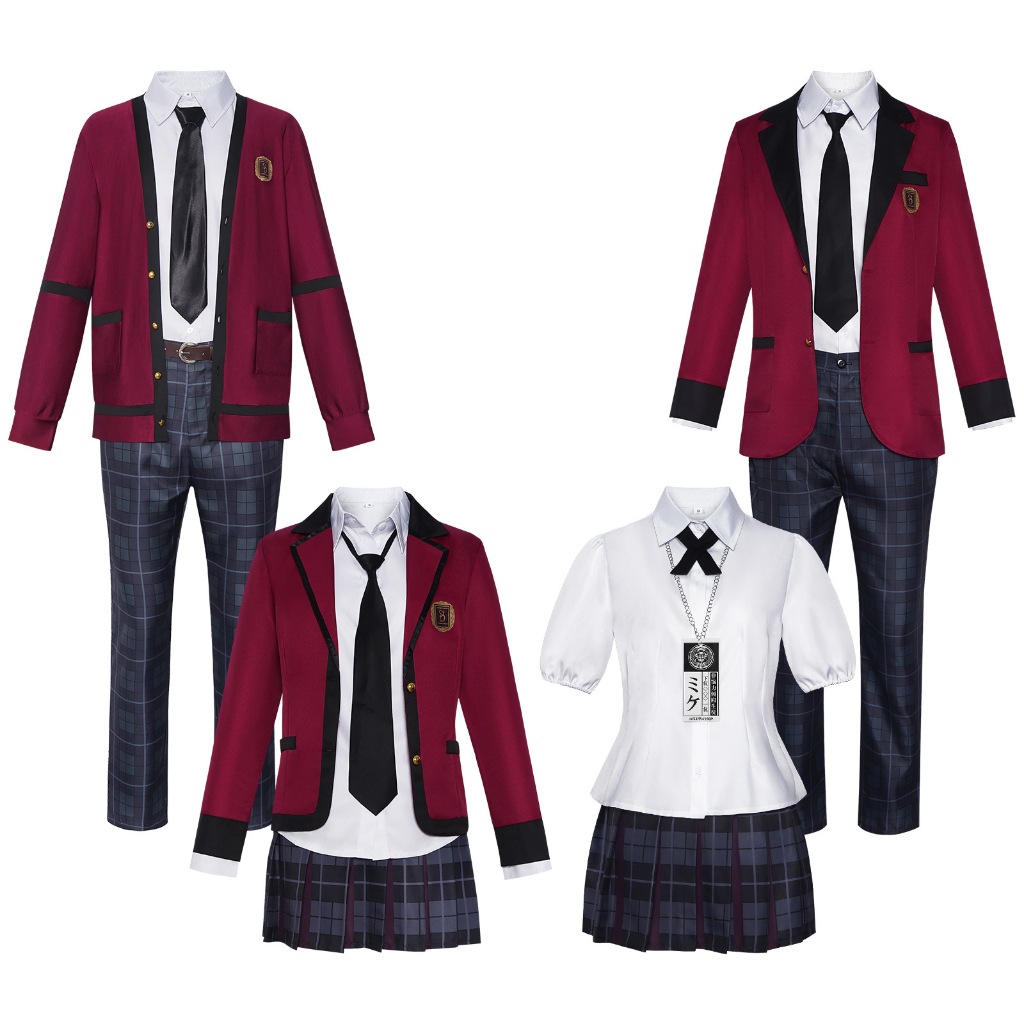 BET English live-action Kakegurui_cosplay ชุดเต็ม Jabami Yumeko Ryota Suzui เครื่องแต่งกาย